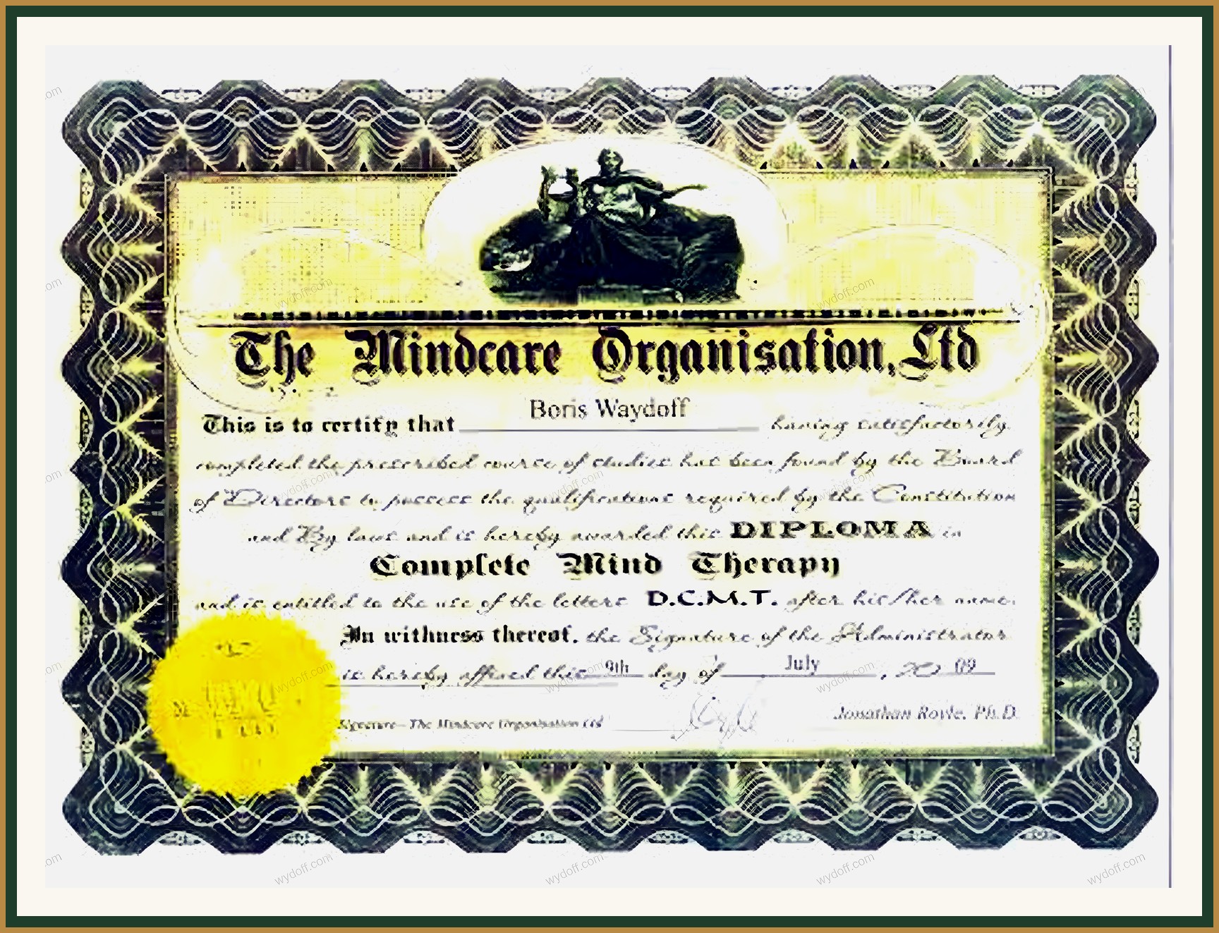 The Mindcare Organisation, 2009 — D.C.M.T. Complete Mind Therapy